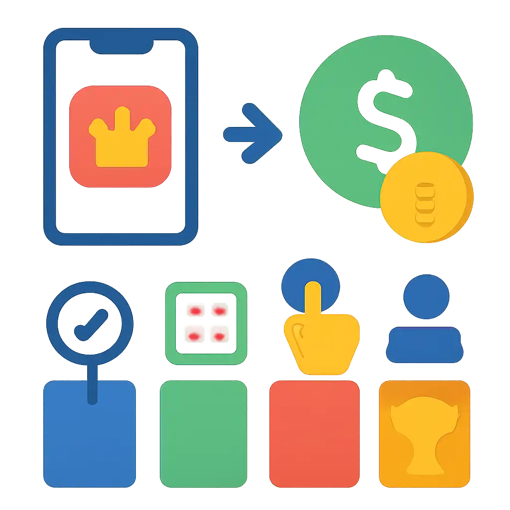 Infographic comparing options using coloured bars and, What up king game Is and How It Works, UP Satta King